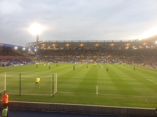 View from the away end at St Andrew's 