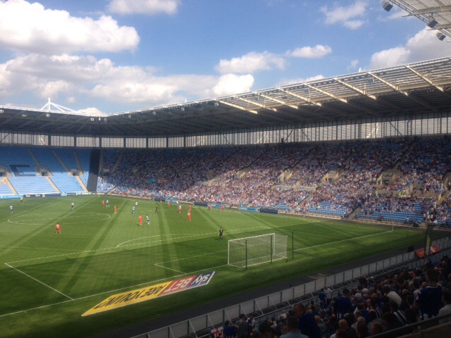 Blue Sky over the Ricoh Arena