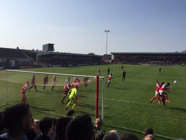 fantastic day at Fleetwood
