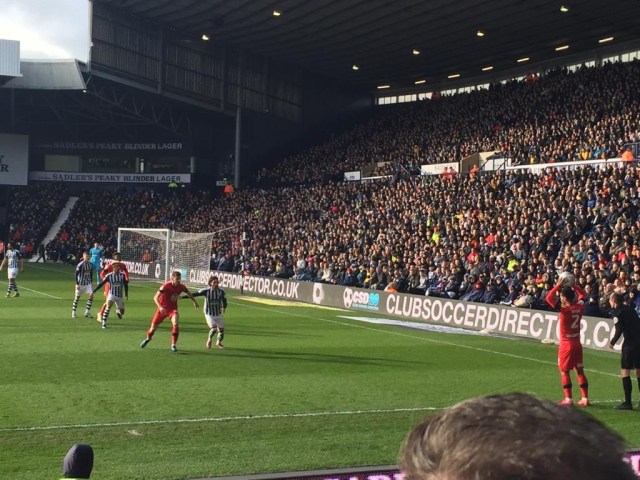 WBA versus Wigan Athletic