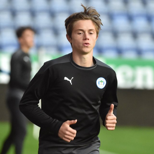 Thelo Aasgaard scored his first goal for Latics first team