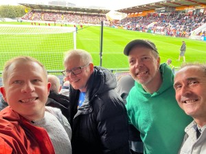 Jubilant Tics fans at St James Park