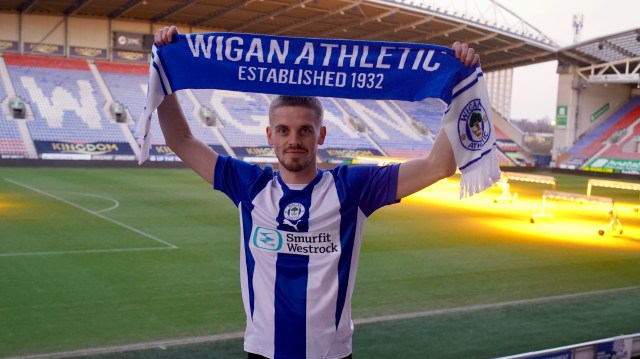 Ronan Darcy scored his first goal for Latics